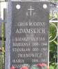 Grave of Adamski and Iwanowicz family